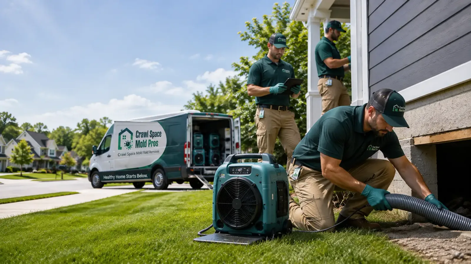 Crawl Space Mold Removal in Eddyville, NE